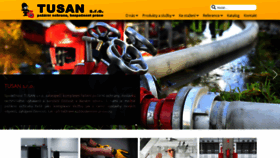 What Tusan.cz website looked like in 2020 (3 years ago)