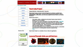 What Teachindiaproject.org website looked like in 2020 (3 years ago)