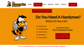 What Thehoneydo-handyman.com website looked like in 2020 (3 years ago)