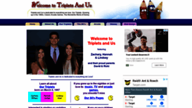 What Tripletsandus.com website looked like in 2020 (3 years ago)
