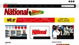 What Thenational.com.pg website looked like in 2020 (3 years ago)