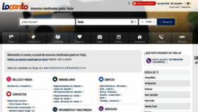 What Tarija.locanto.com.bo website looked like in 2020 (3 years ago)