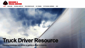 What Truckerstraining.com website looked like in 2020 (3 years ago)