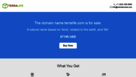 What Terralife.com website looked like in 2020 (3 years ago)