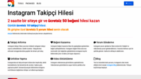 What Takipkas.com website looked like in 2020 (3 years ago)