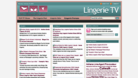 What The-lingerie-post.tv website looked like in 2020 (3 years ago)