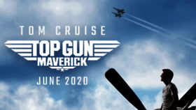 What Tomcruise.com website looked like in 2020 (3 years ago)
