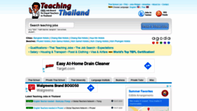 What Teachingthailand.com website looked like in 2020 (3 years ago)