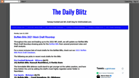 What Thedailyblitz.com website looked like in 2020 (3 years ago)