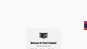What Twisteliquids.com website looked like in 2020 (3 years ago)