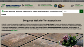 What Terrassenwelt.de website looked like in 2020 (3 years ago)