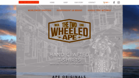 What Twowheeledape.com website looked like in 2020 (3 years ago)