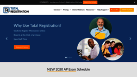 What Totalregistration.net website looked like in 2020 (3 years ago)