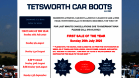 What Tetsworthcarboots.co.uk website looked like in 2020 (3 years ago)