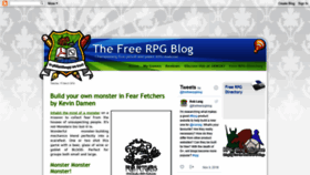 What Thefreerpgblog.com website looked like in 2020 (3 years ago)