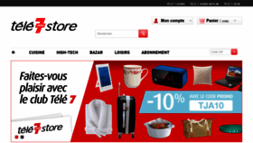 What Tele7jourstore.fr website looked like in 2020 (3 years ago)