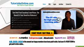 What Tutorjobsonline.com website looked like in 2020 (3 years ago)