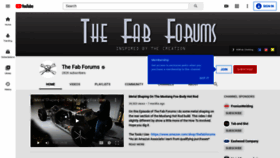 What Thefabforums.com website looked like in 2020 (5 years ago)