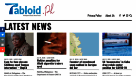 What Tabloid.ph website looked like in 2020 (3 years ago)