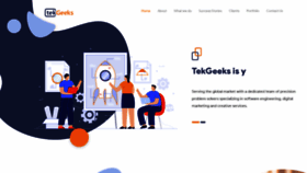 What Tekgeeks.net website looked like in 2020 (3 years ago)