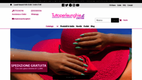 What Tuttoperleunghie.it website looked like in 2020 (3 years ago)