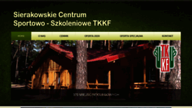 What Tkkfsierakow.pl website looked like in 2020 (3 years ago)
