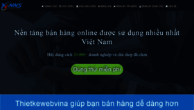What Thietkewebvina.vn website looked like in 2020 (3 years ago)