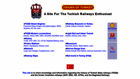 What Trainsofturkey.com website looked like in 2020 (3 years ago)
