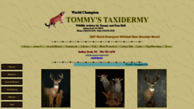 What Tommystaxidermy.com website looked like in 2020 (3 years ago)