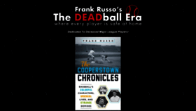 What Thedeadballera.com website looked like in 2020 (3 years ago)