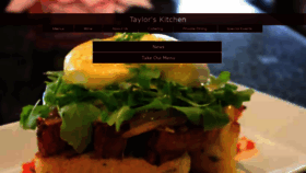 What Taylorskitchen.com website looked like in 2020 (3 years ago)