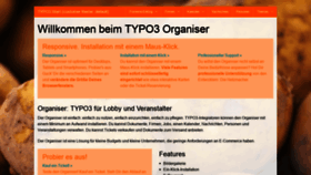 What Typo3-org.de website looked like in 2020 (3 years ago)