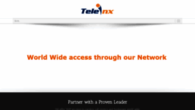 What Teleinx.com website looked like in 2020 (3 years ago)