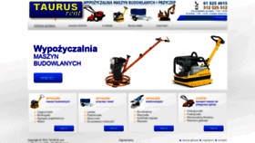 What Taurusrent.pl website looked like in 2020 (3 years ago)