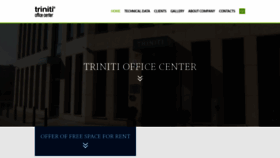 What Triniti.cz website looked like in 2020 (3 years ago)