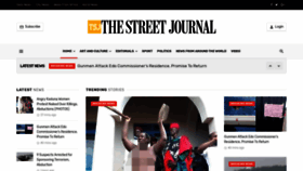 What Thestreetjournal.org website looked like in 2020 (3 years ago)