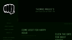 What Thomasmagees.com website looked like in 2020 (3 years ago)