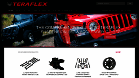 What Teraflex.com website looked like in 2020 (3 years ago)