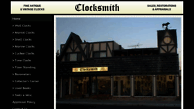 What Theclocksmith.com website looked like in 2020 (3 years ago)
