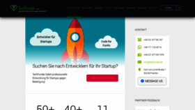 What Techfunder.de website looked like in 2020 (3 years ago)