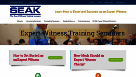 What Testifyingtraining.com website looked like in 2020 (3 years ago)