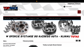 What Toprace.pl website looked like in 2020 (3 years ago)