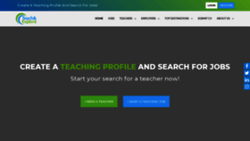 What Teachandexplore.com website looked like in 2020 (3 years ago)