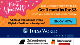 What Tulsaworld.com website looked like in 2020 (3 years ago)