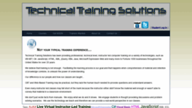 What Techtrainsolutions.com website looked like in 2020 (3 years ago)