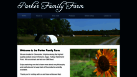 What Theparkerfamilyfarm.com website looked like in 2020 (3 years ago)