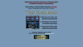 What Tndtownpaper.com website looked like in 2020 (3 years ago)