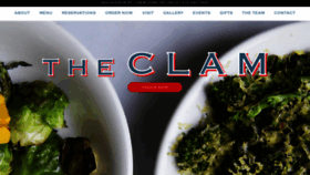 What Theclamnyc.com website looked like in 2020 (3 years ago)