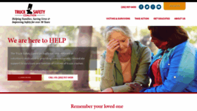 What Trucksafety.org website looked like in 2020 (6 years ago)