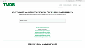 What Tmdb.de website looked like in 2020 (3 years ago)